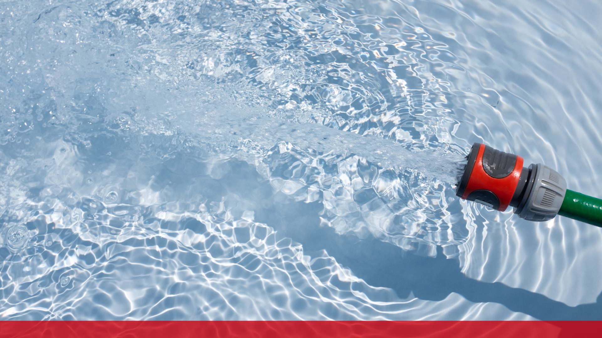 Poolbefüllung in Ried – bitte beachten