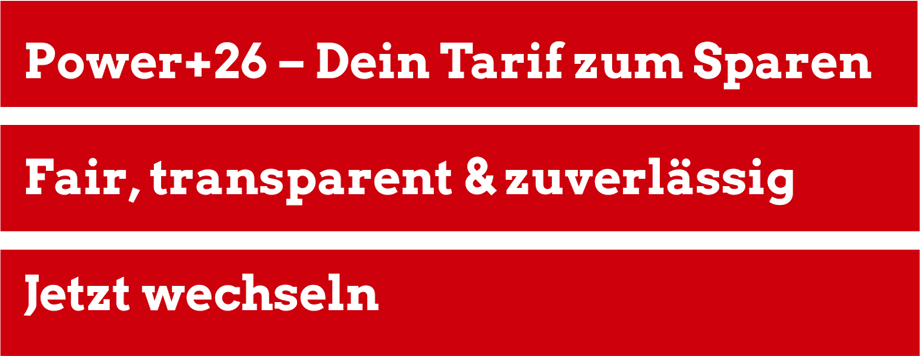 Nutzen Sie jetzt unser günstiges Stromangebot.