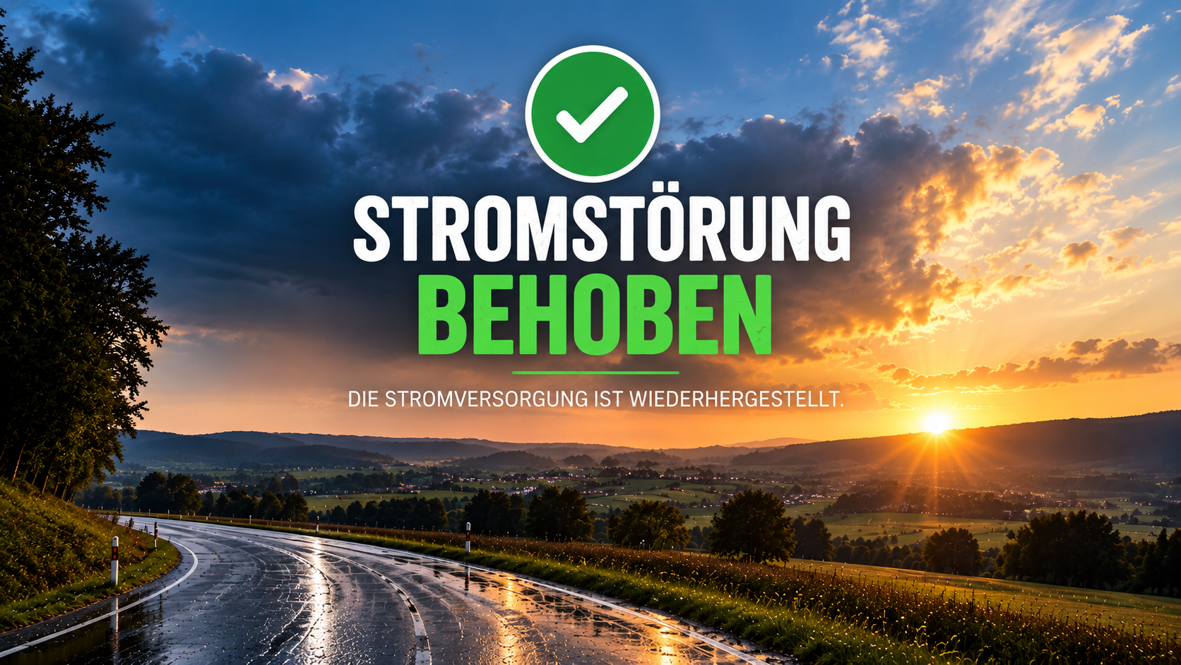 Stromstörung behoben