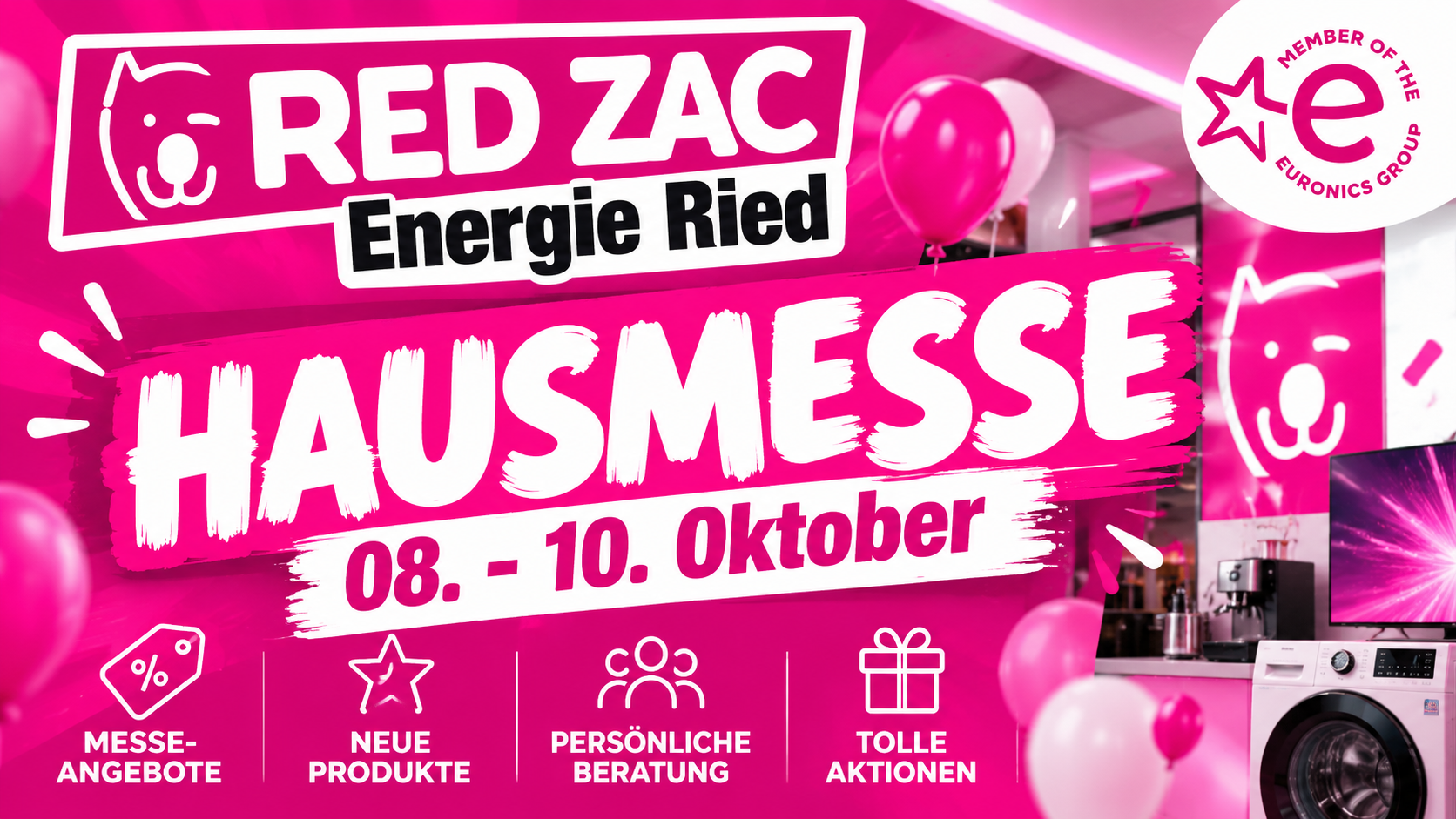 Hausmesse - Red Zac Energie Ried  08. - 10. Oktober 2026